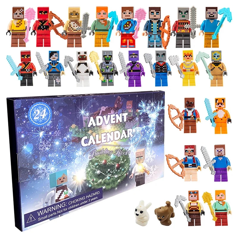 Minecraft Advent Calendar Action Figures