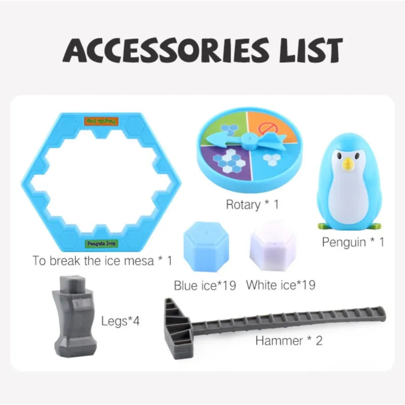 Penguin Ice Breaking Table Game – Fun Interactive Puzzle Toy for Kids & Families