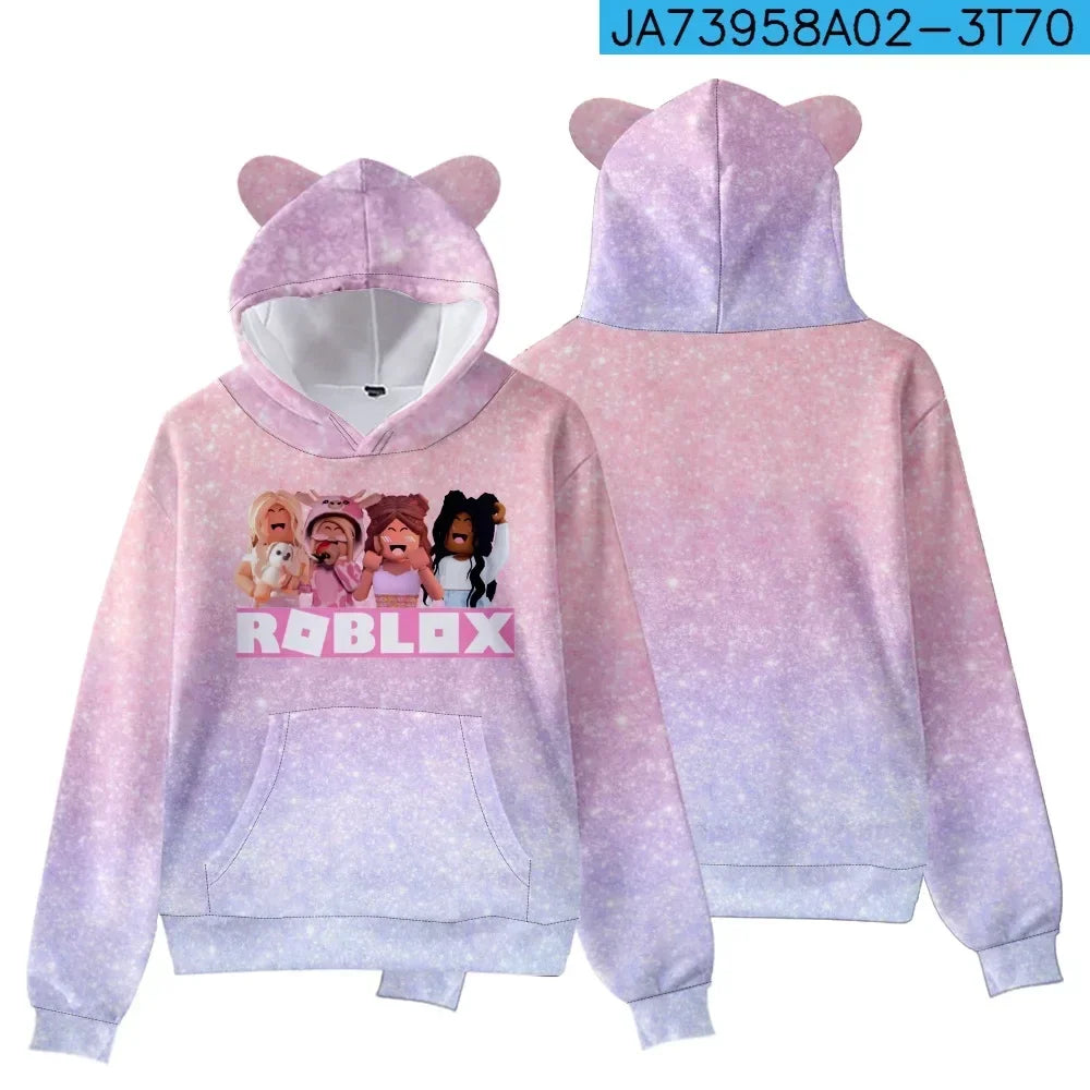 Roblox Cat Ear Hooded Sweatshirt