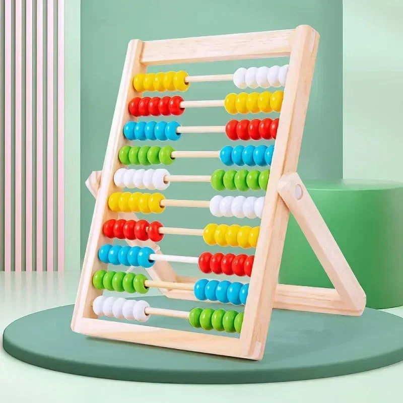 Wooden Counting Abacus – Math Learning Toy for Toddlers