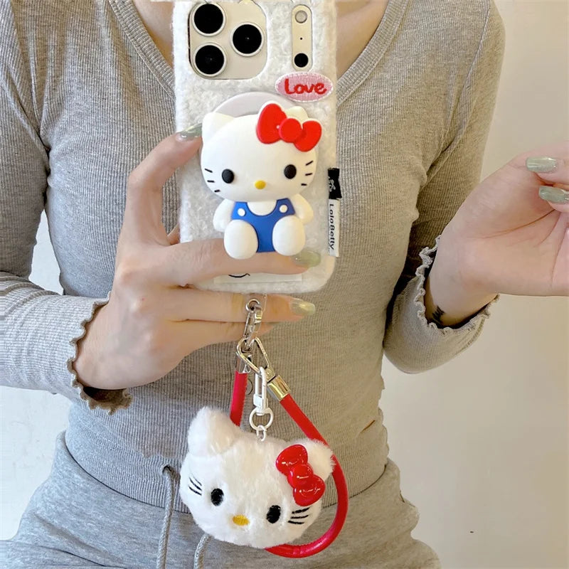Fashion Winter Cloth Fabrci Magnetic Phone Case For iPhone
