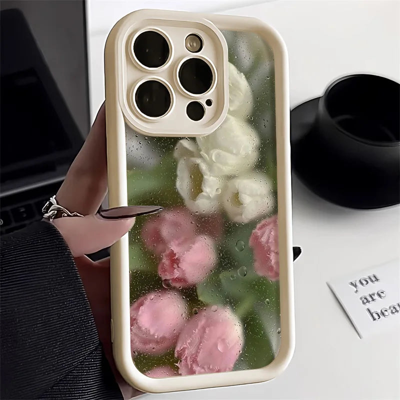 Aesthetic Rose Flower Phone Case