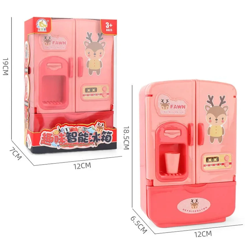 Mini Toy Fridge – Pretend Play Kitchen Refrigerator for Kids
