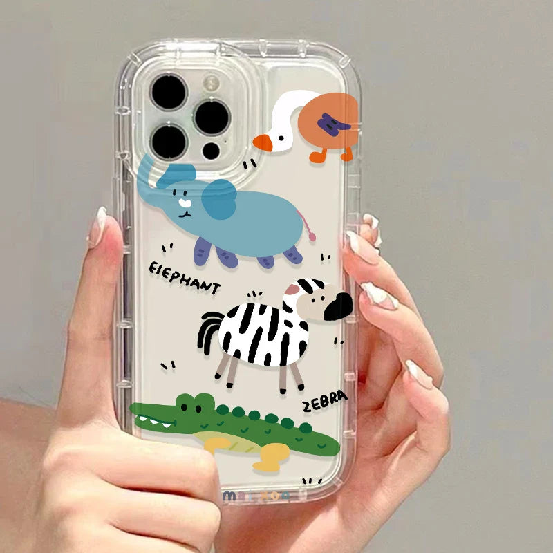Cute Cartoon Animals Phone Case