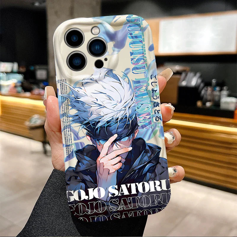 Jujutsu Kaisen Gojo Satoru Soft Wave Phone Case For iPhone