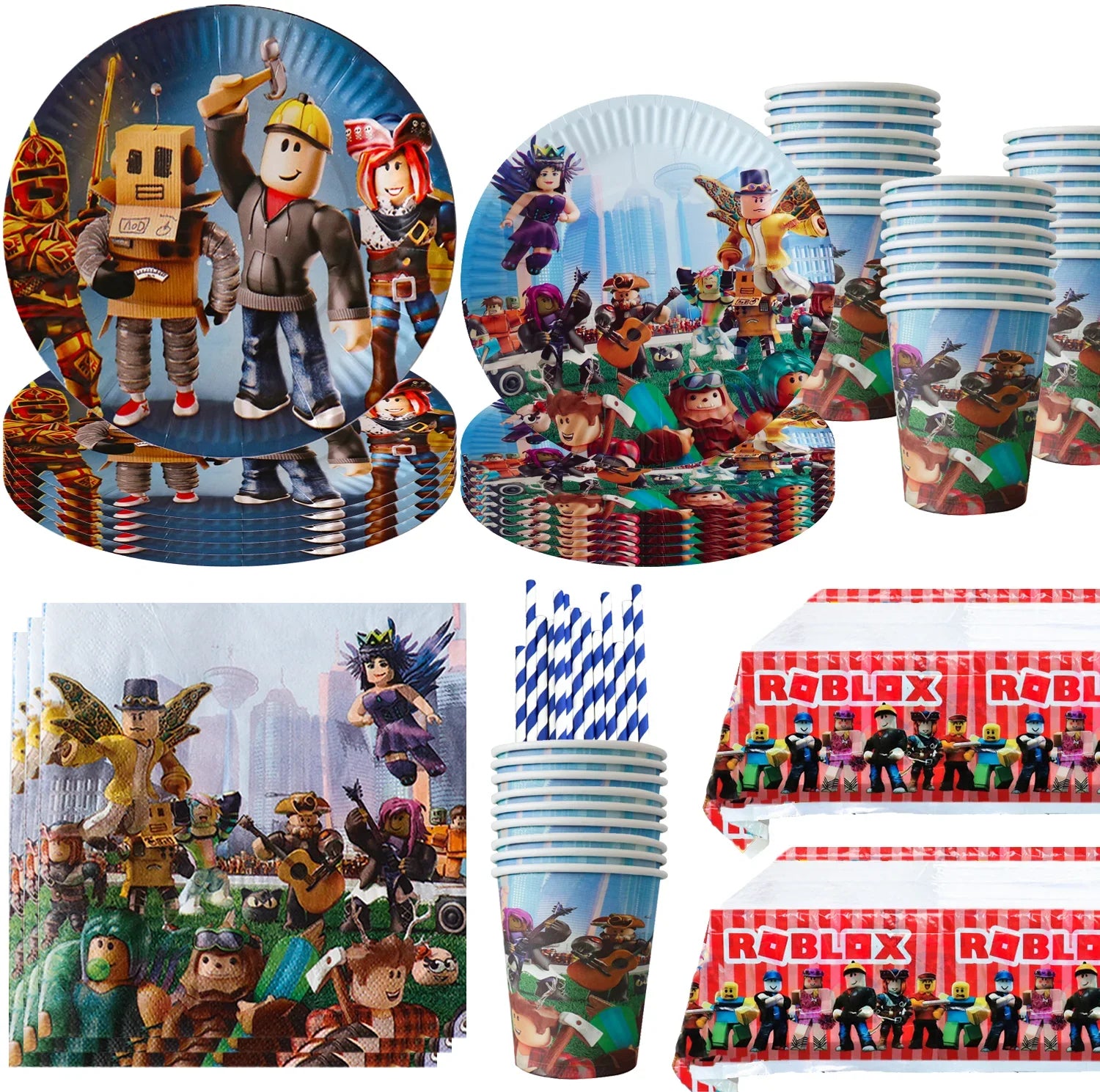 Roblox Birthday Party Decor Set