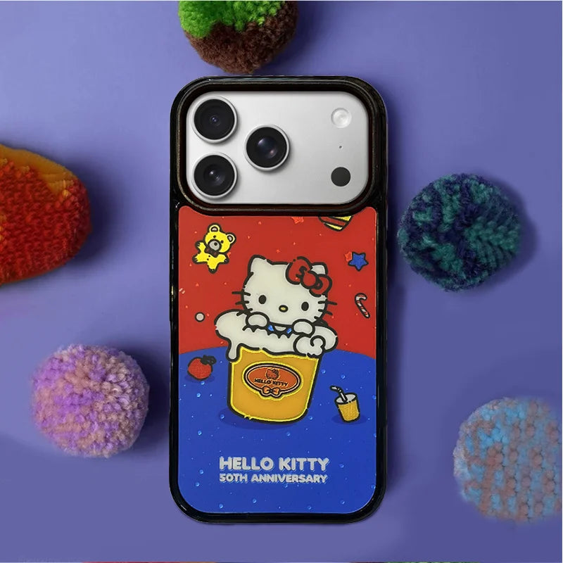 Fashion Cartoon Hellokitty Magnetic Phone Case For iPhone