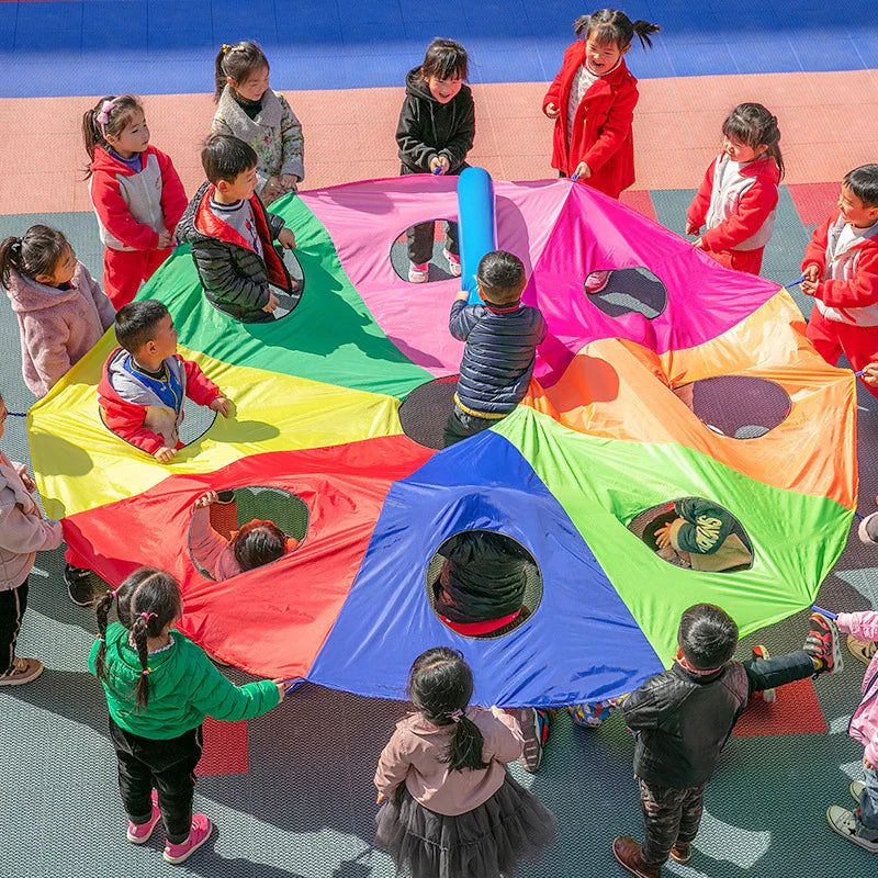 Rainbow Parachute Game