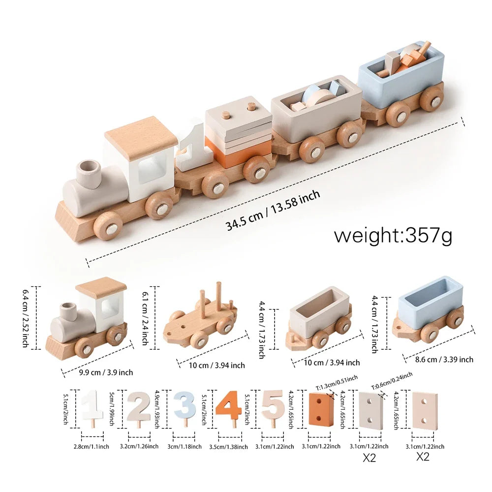 Wooden Coffee Machine Toy – Montessori Kitchen Playset for Kids