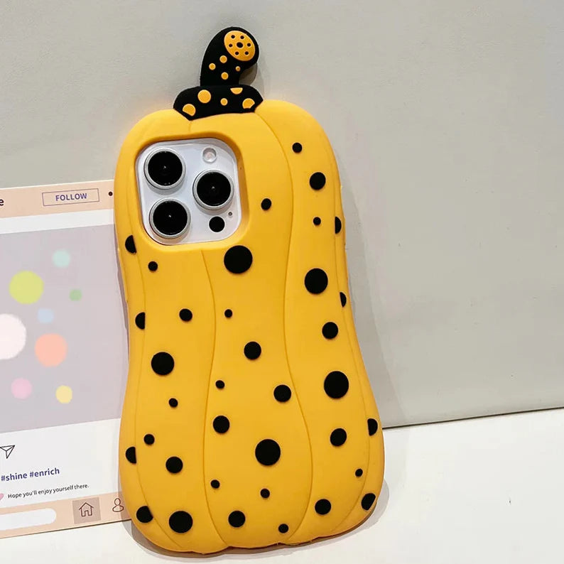 Vegetable Polka Dots Pumpkin Phone Case