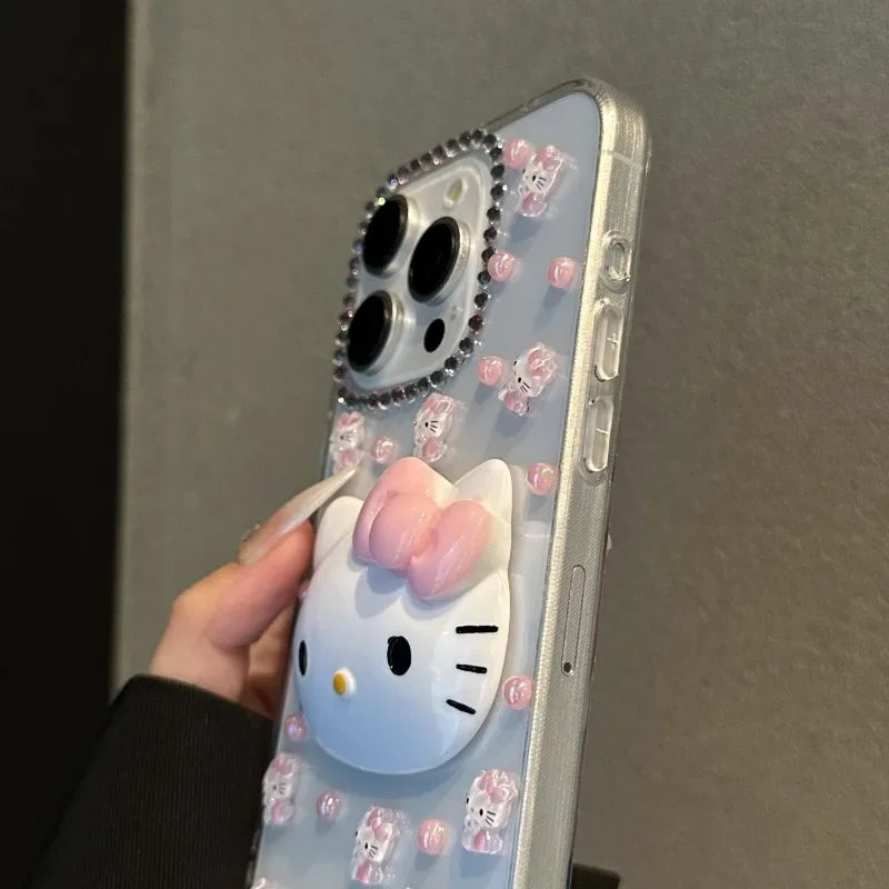 Kawaii Hello Kitty Cartoon Phone Case Suitable For iPhone