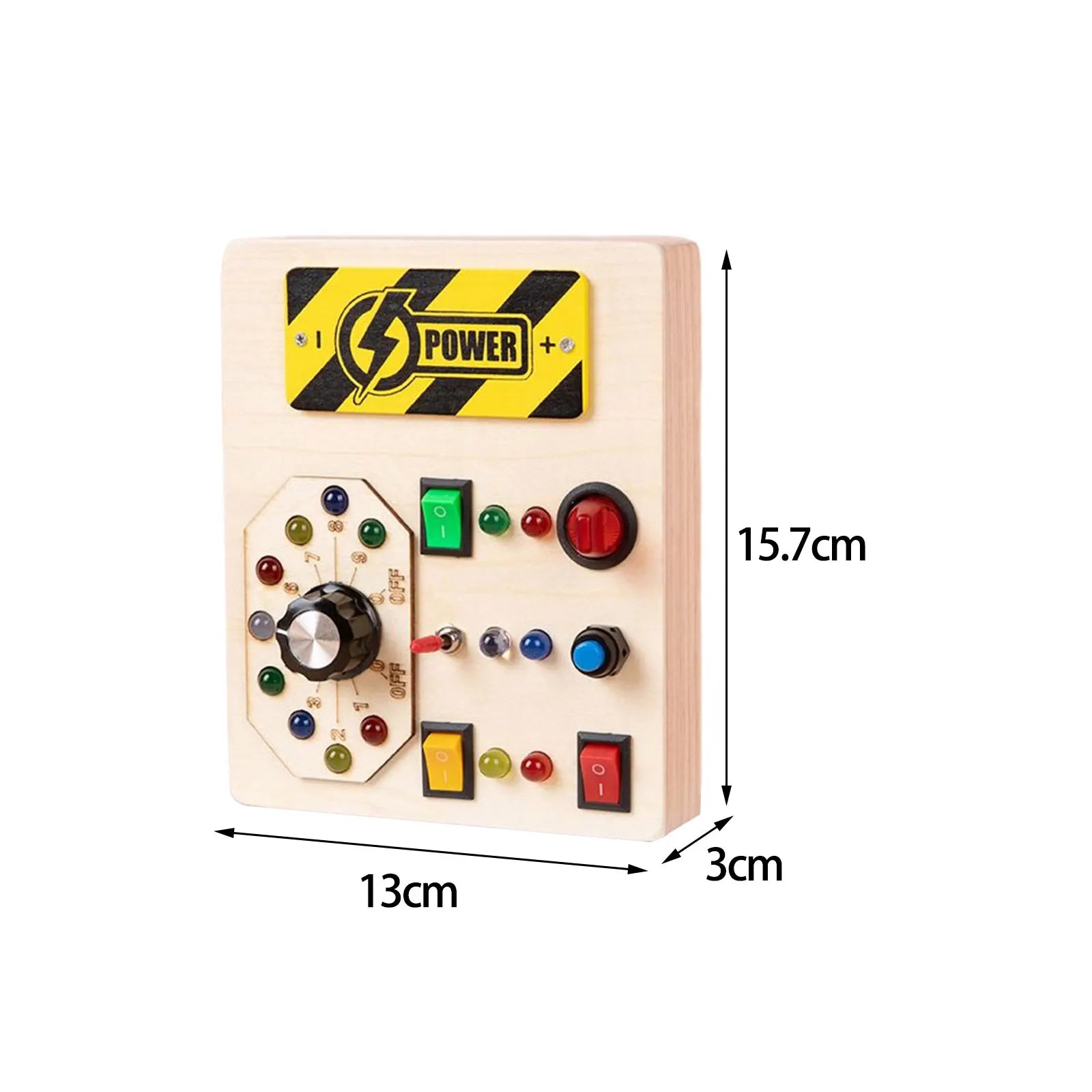 LED Light Switch Busy Board – Educational Toy for Toddlers