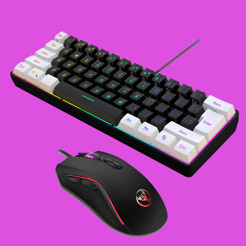 Dragon RGB Wired Keyboard and Mouse Set