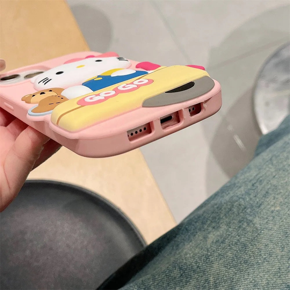 Hello Kitty Melody Soft Silicone Cute Girls Gift Back Cover Phone Case