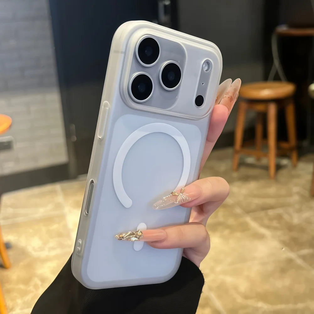 Thin Frosted Funda PC Translucent Case For iPhone