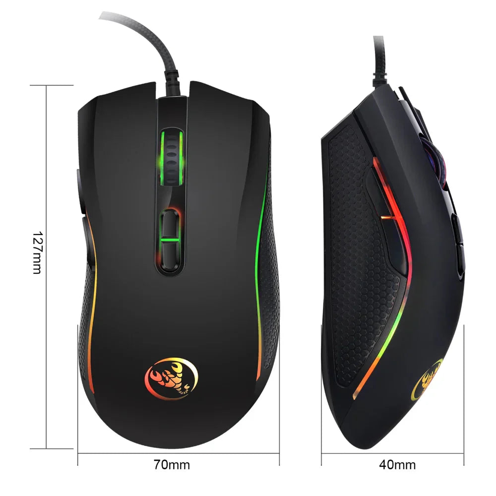 Dragon RGB Wired Keyboard and Mouse Set
