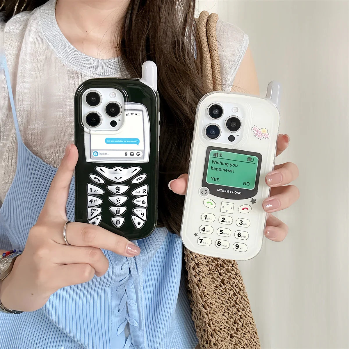 New HelloKitty Anti-fall Lovely Cover Funda For iPhone