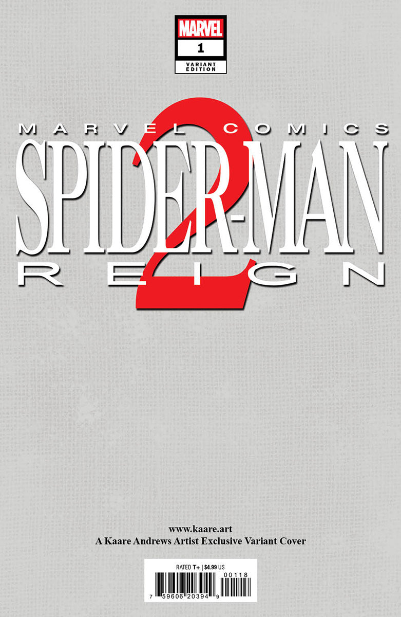 SPIDER-MAN: REIGN 2 #1 KAARE ANDREWS SDCC 2024 EXCLUSIVE WHITE BEARD VARIANT  (07/24/2024)