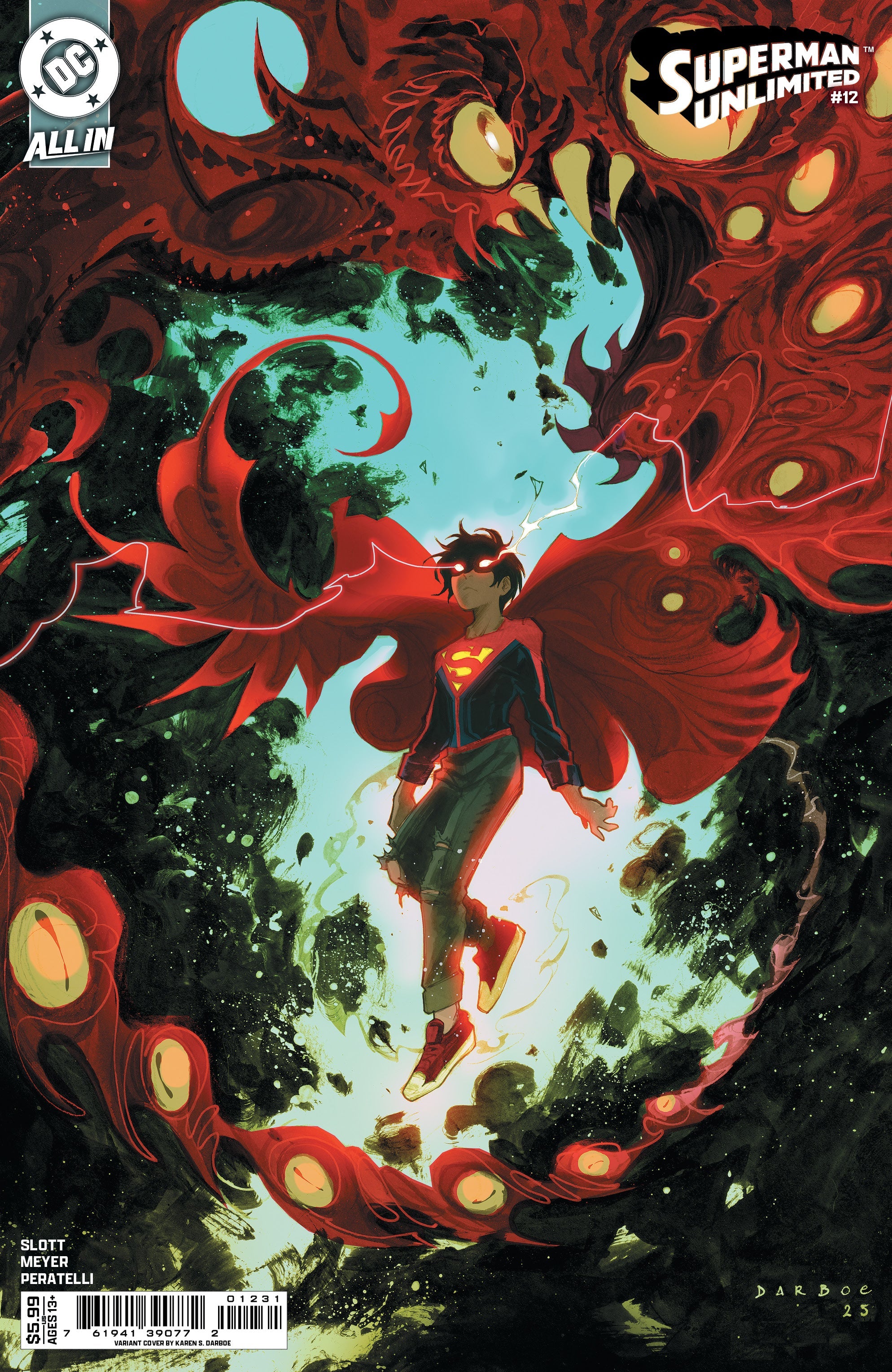Superman Unlimited #12 C Karen S Darboe Variant (The Reign Of The Superboys) (04/15/2026) Dc