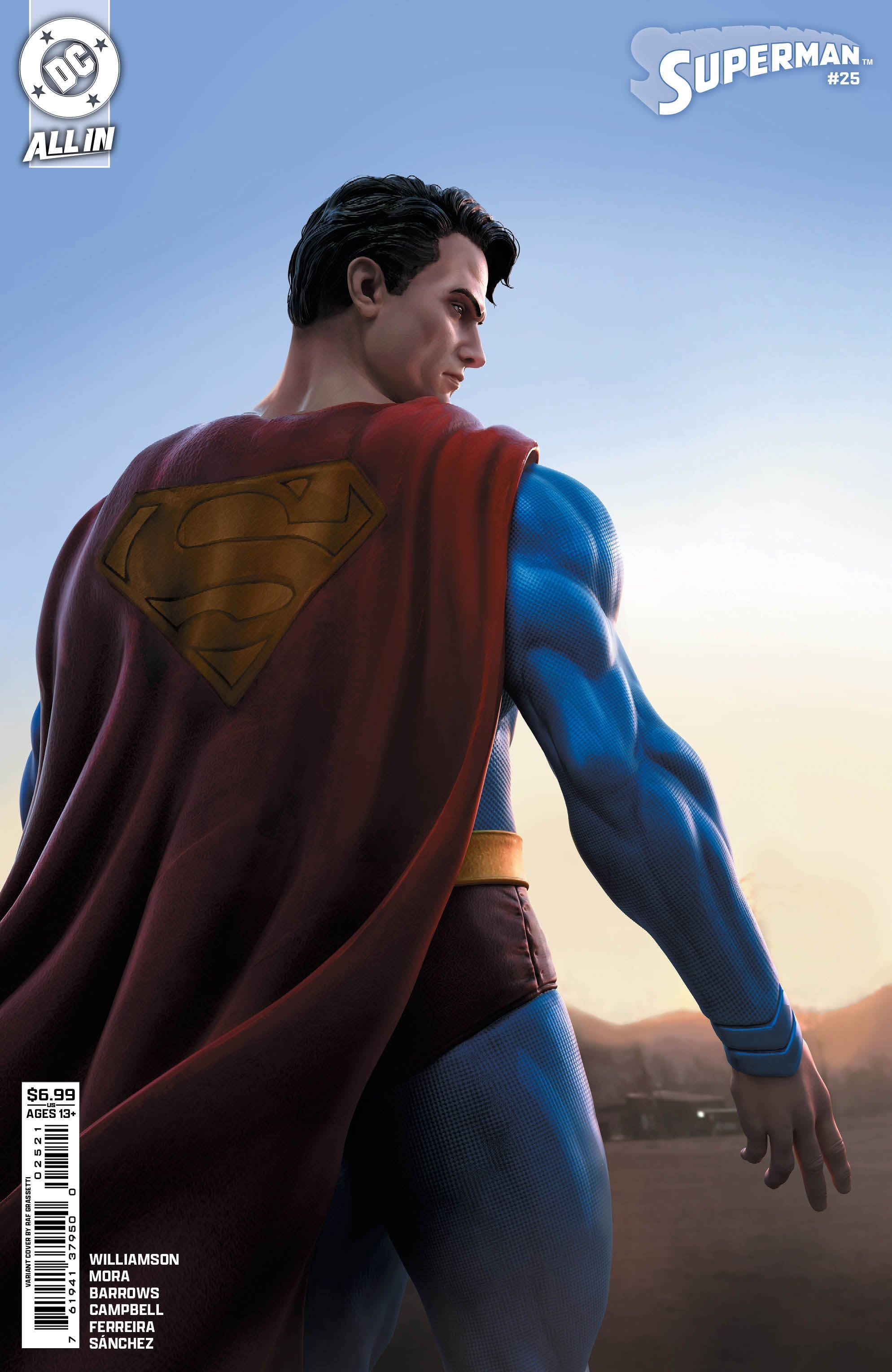 Superman #25 B Rafael Grassetti Variant (04/23/2025) Dc