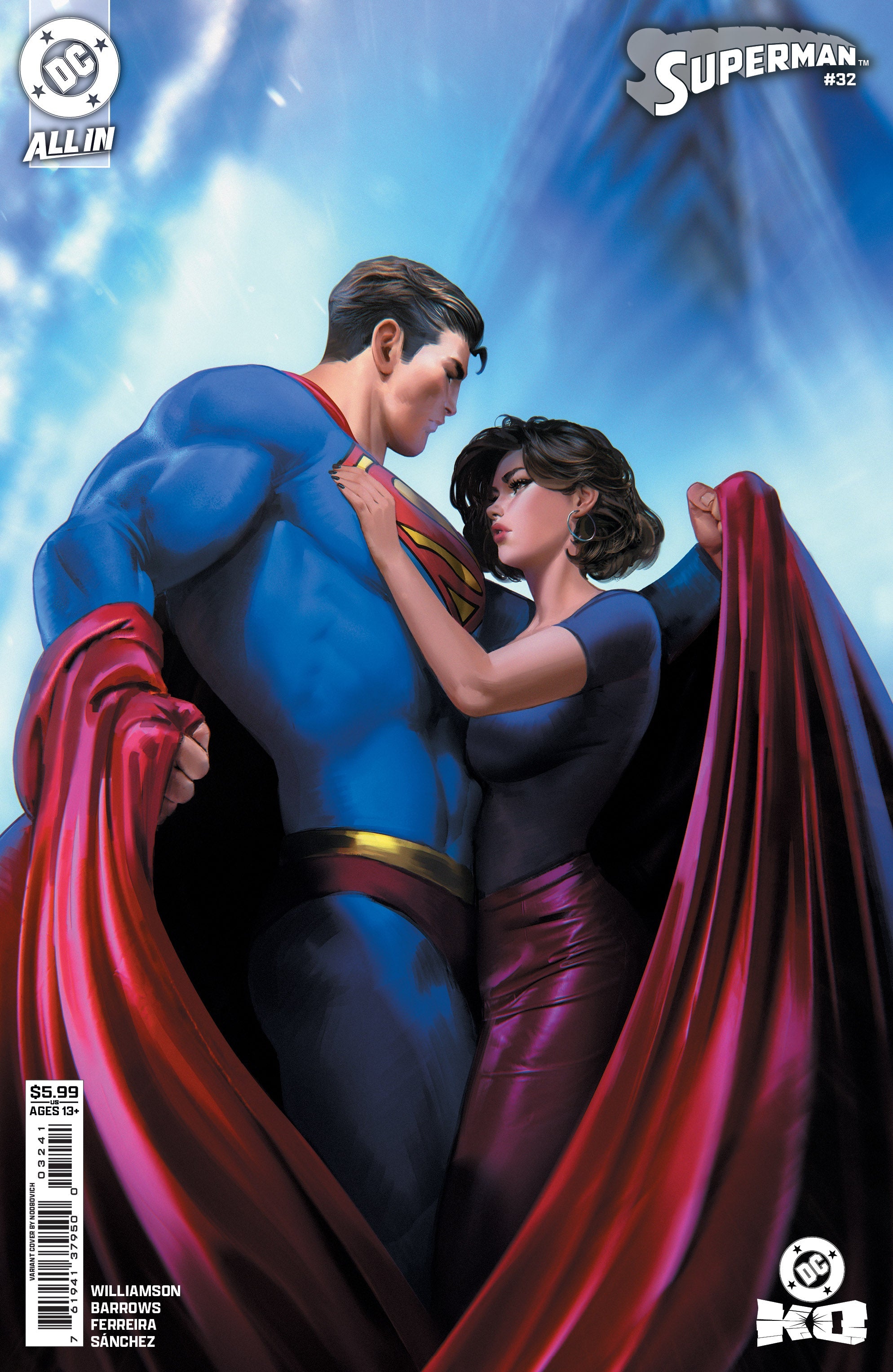 Superman #32 E Noobovich Variant (Dc K.O.) (11/26/2025) Dc