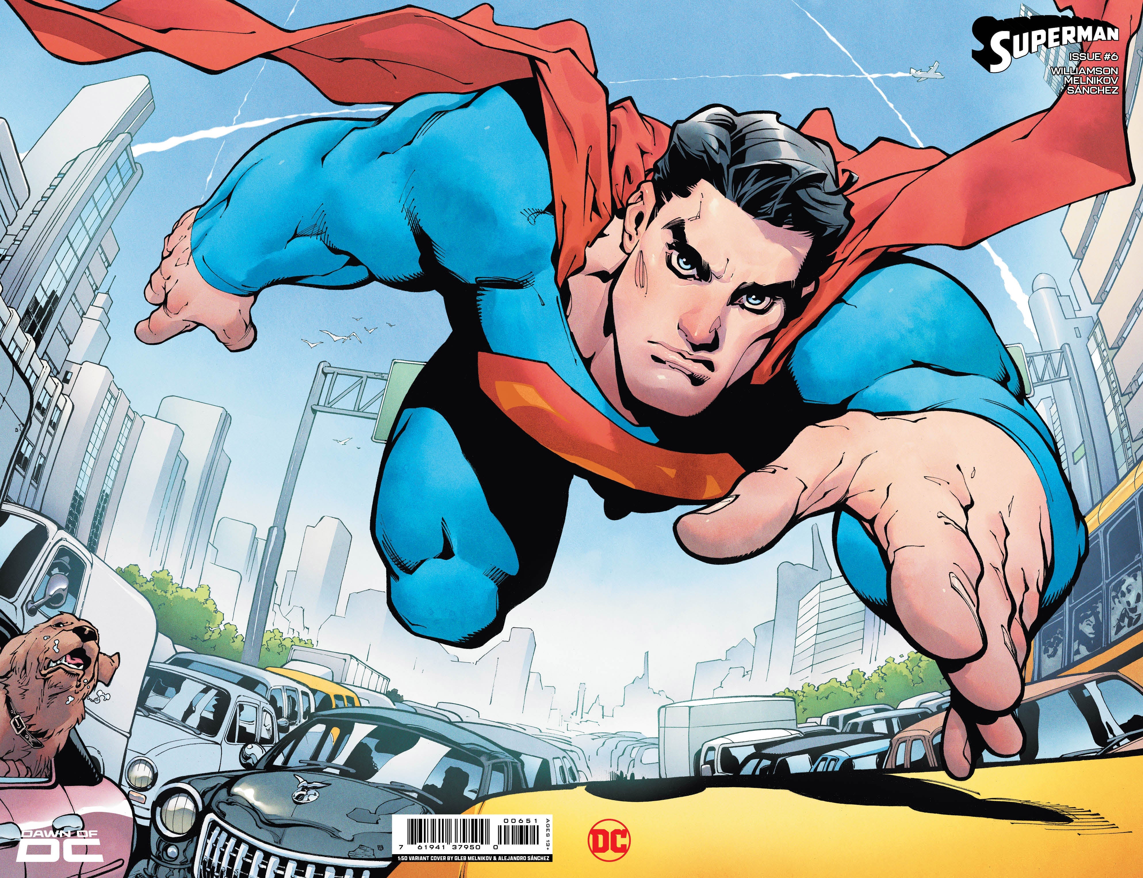 Superman #6 H 1:50 Gleb Melnikov Wraparound Variant (09/19/2023) Dc