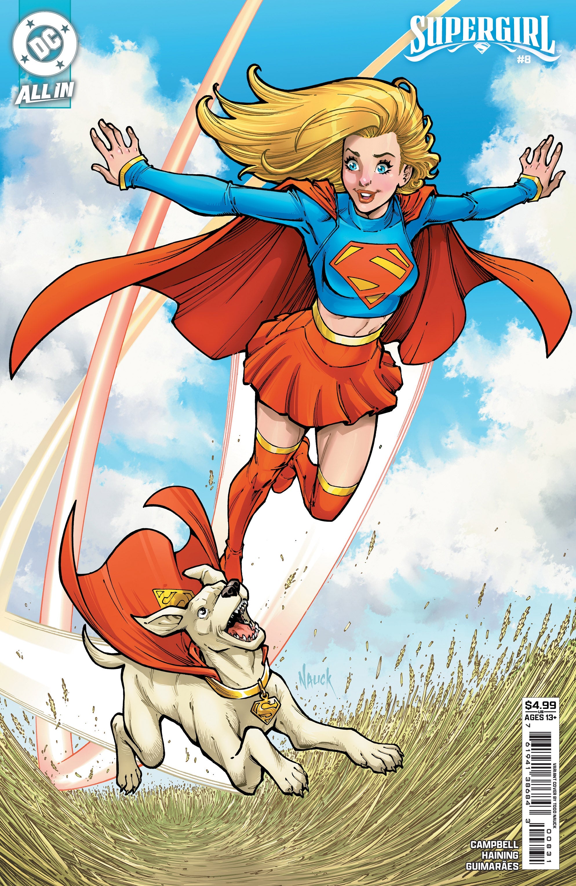 Supergirl #8 C Todd Nauck Variant (12/10/2025) Dc