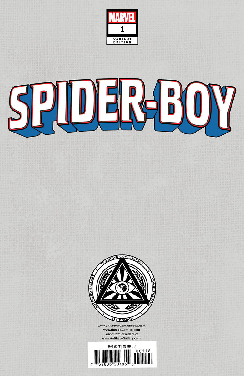 SPIDER-BOY #1 UNKNOWN COMICS KAARE ANDREWS EXCLUSIVE VAR (11/01/2023)