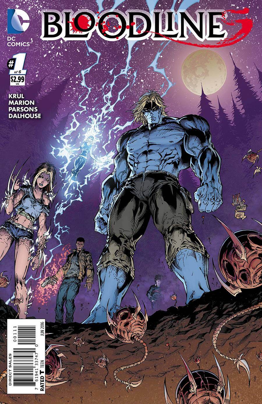 Bloodlines #1 (Of 6) DC 2016 Kenneth Marion JT Krul