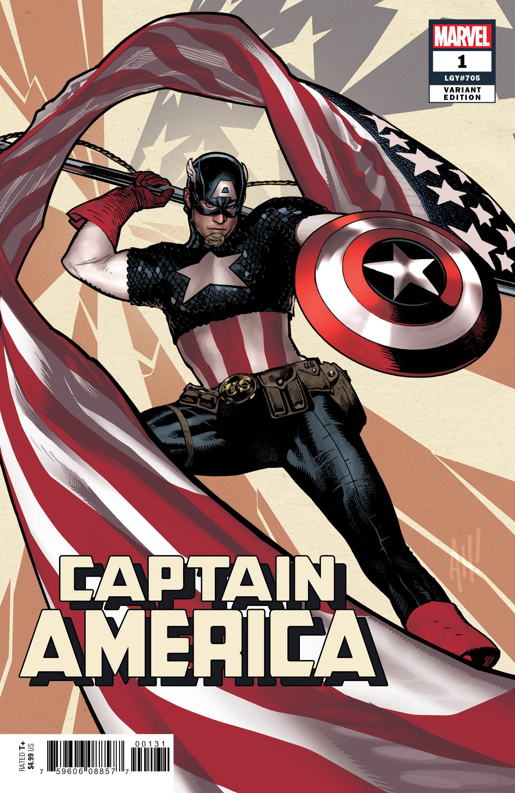 CAPTAIN AMERICA #1 Adam Hughes Variant (07/04/2018)