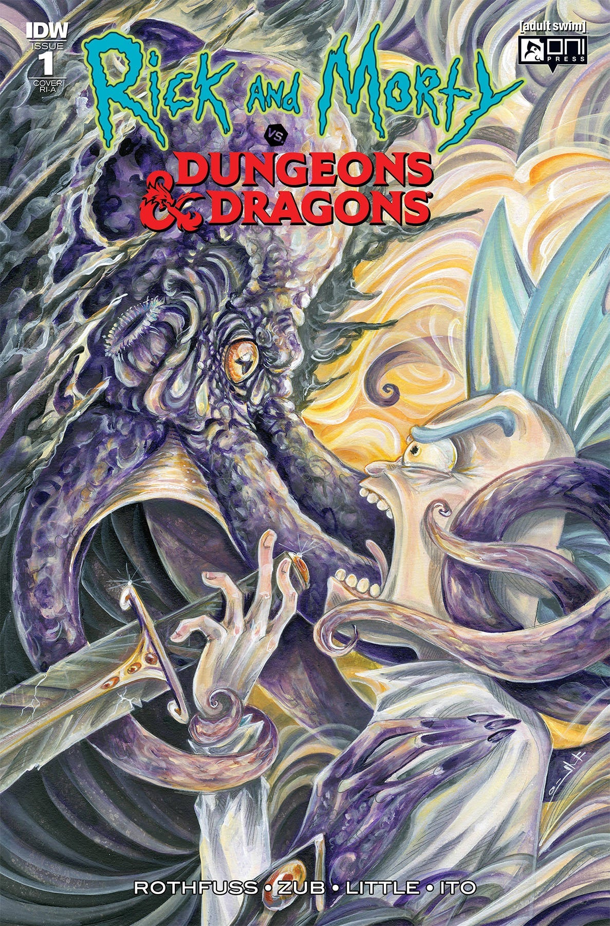 RICK & MORTY VS DUNGEONS & DRAGONS #1 (OF 4) IDW 1:10 Sara Richard Variant (08/29/2018)