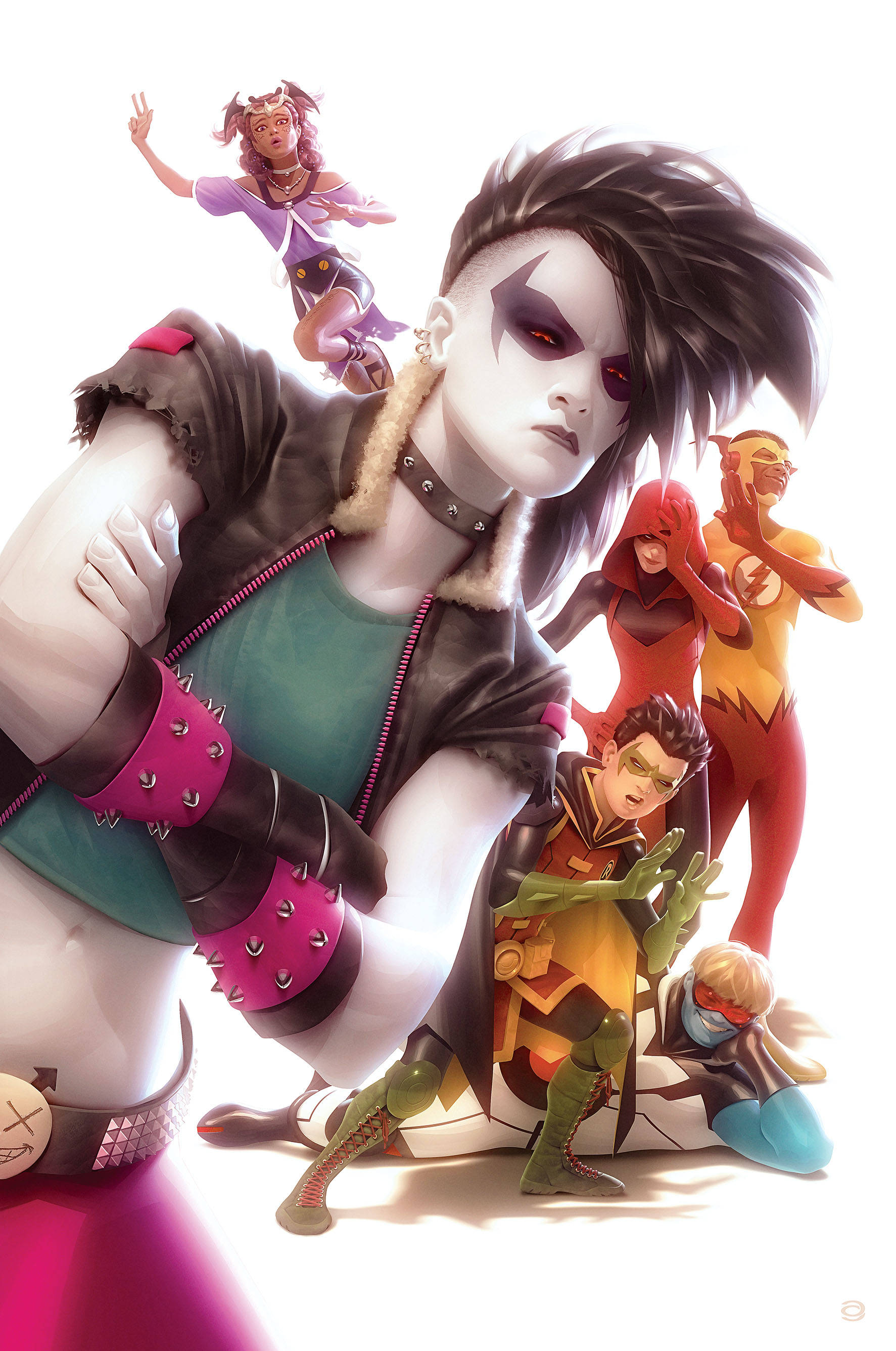 TEEN TITANS #22 B DC Alex Garner Variant Crush Lobos Daughter (09/19/2018)