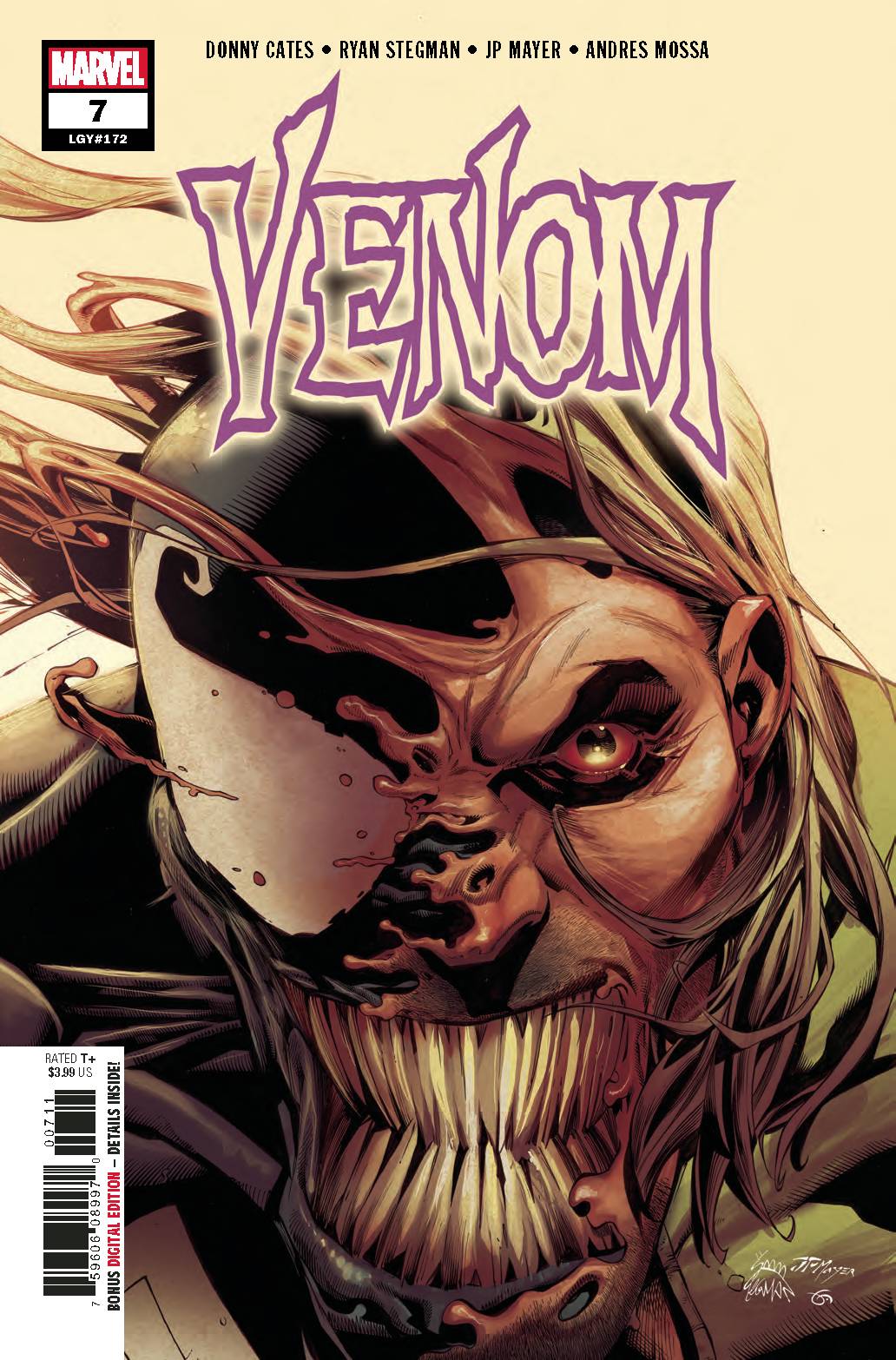 VENOM #7 Marvel Ryan Stegman Donny Cates (10/10/2018)