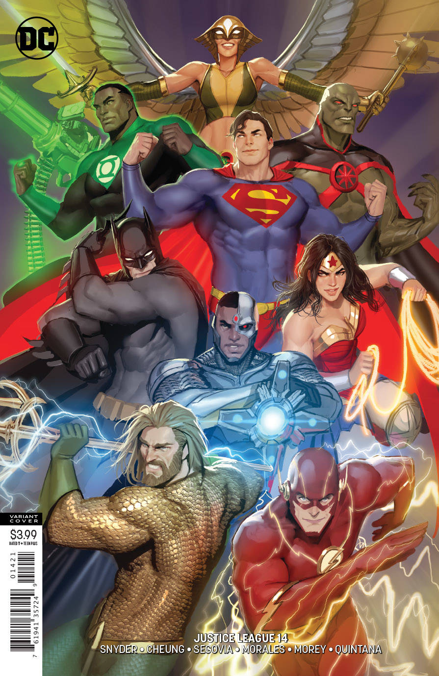 JUSTICE LEAGUE #14 B DC Stjepan Sejic Variant (12/19/2018)
