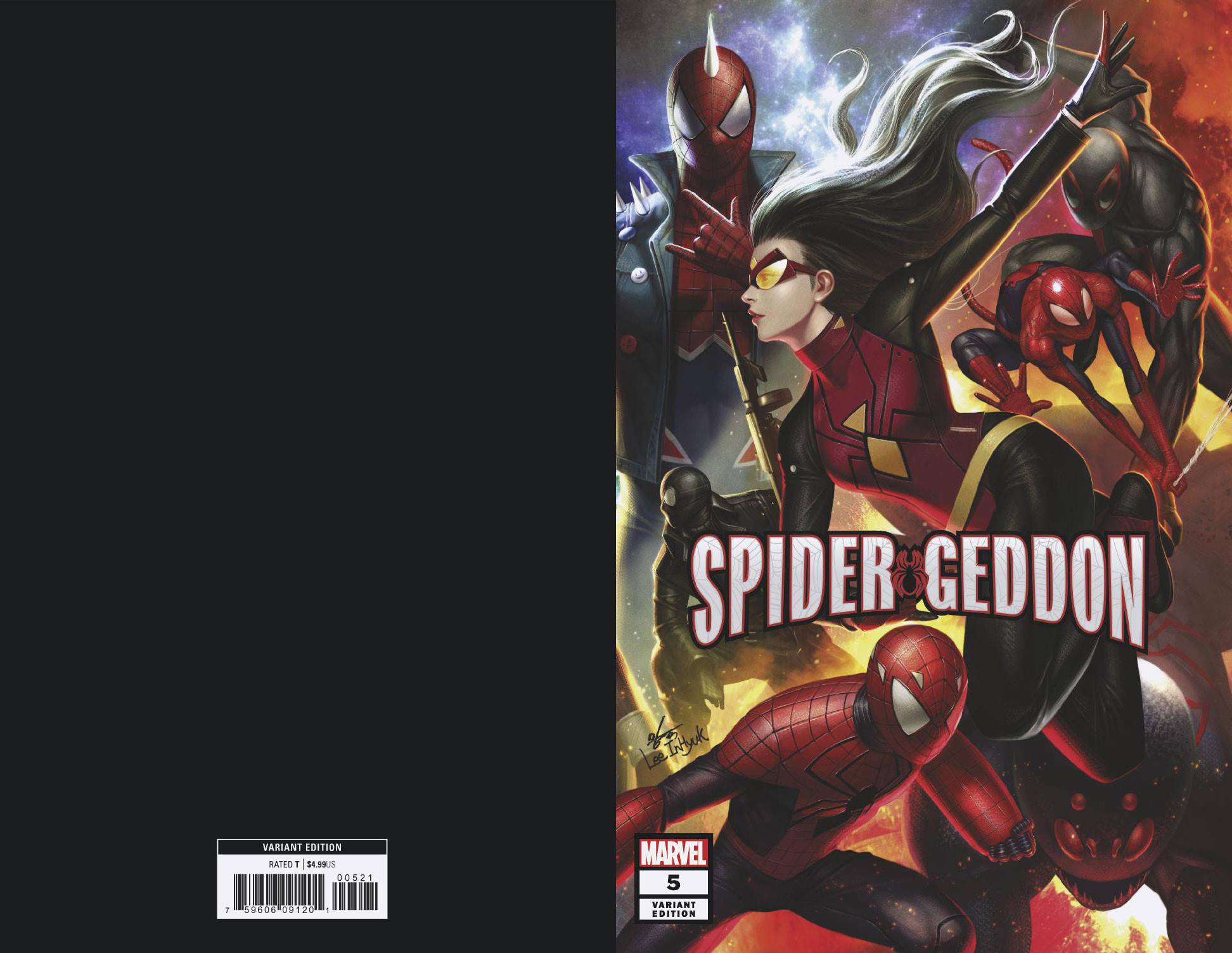 SPIDER-GEDDON #5 (OF 5) B Marvel In-Hyuk Lee Connecting Variant (12/19/2018)