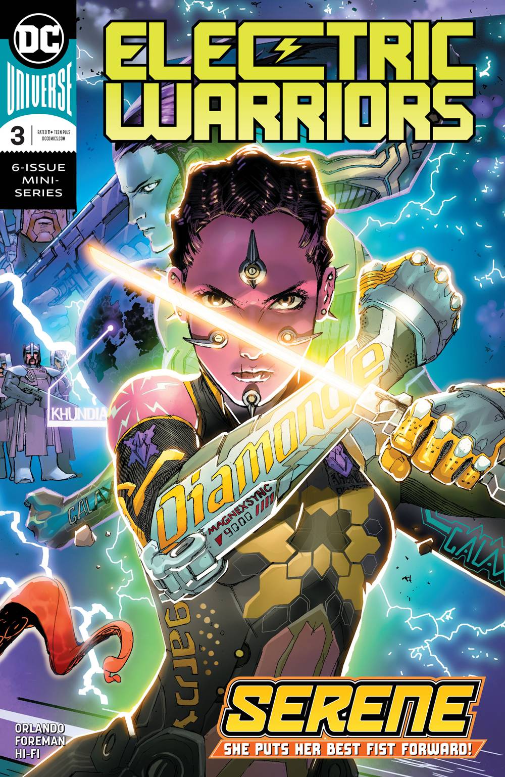 ELECTRIC WARRIORS #3 (OF 6) Travel Foreman Steve Orlando (01/16/2019) DC