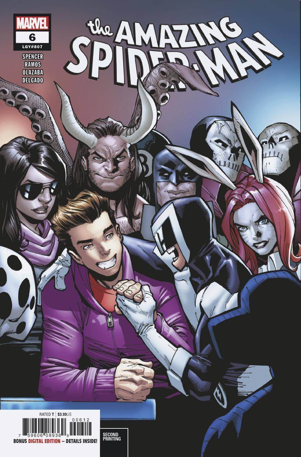 Amazing Spider-Man 6 Marvel 2nd Print Humberto Ramos Variant (11/07/2018)