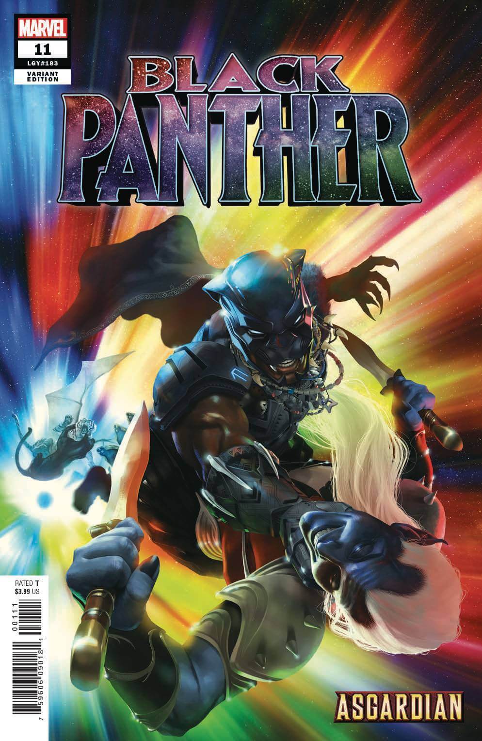 BLACK PANTHER #11 B RAHZZAH ASGARDIAN Variant (04/24/2019) MARVEL