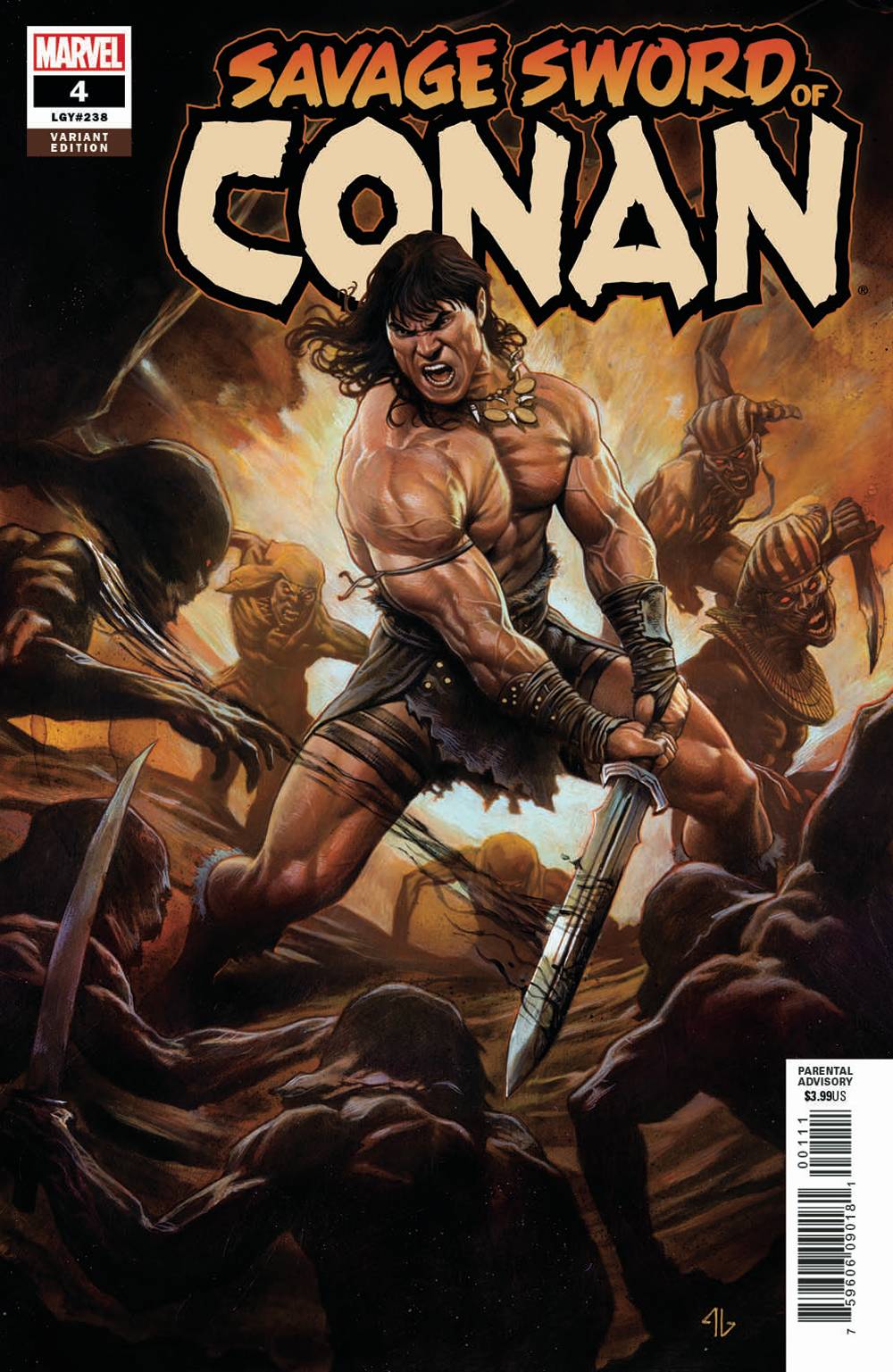 SAVAGE SWORD OF CONAN #4 1:25 Adi Granov Variant (04/10/2019) MARVEL