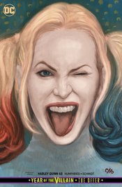 HARLEY QUINN #63 B Frank Cho Variant CARD STOCK Year Of The Villain THE OFFER (07/03/2019) DC