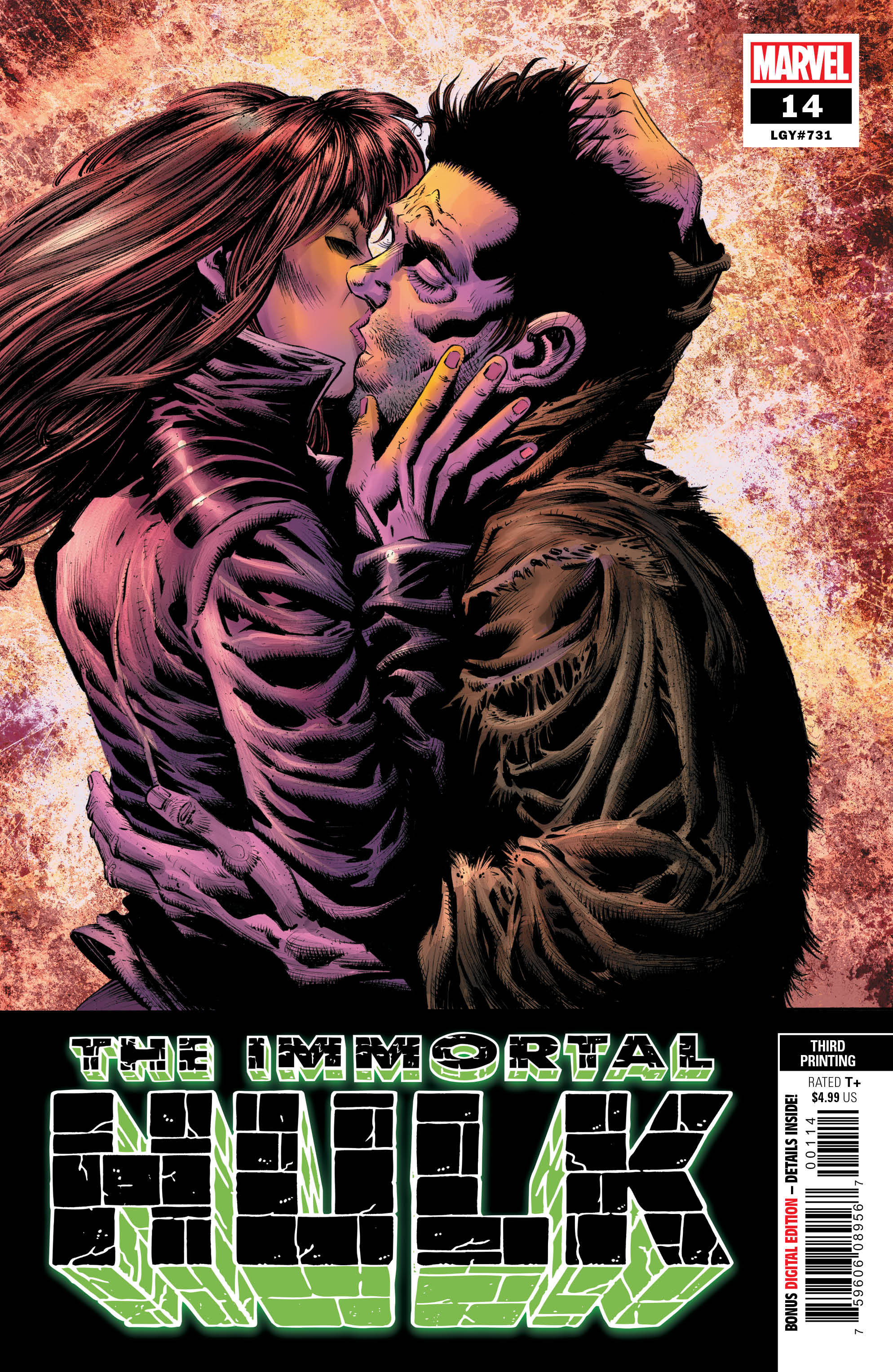 IMMORTAL HULK #14 3rd Print Kyle Hotz Variant (05/29/2019) MARVEL