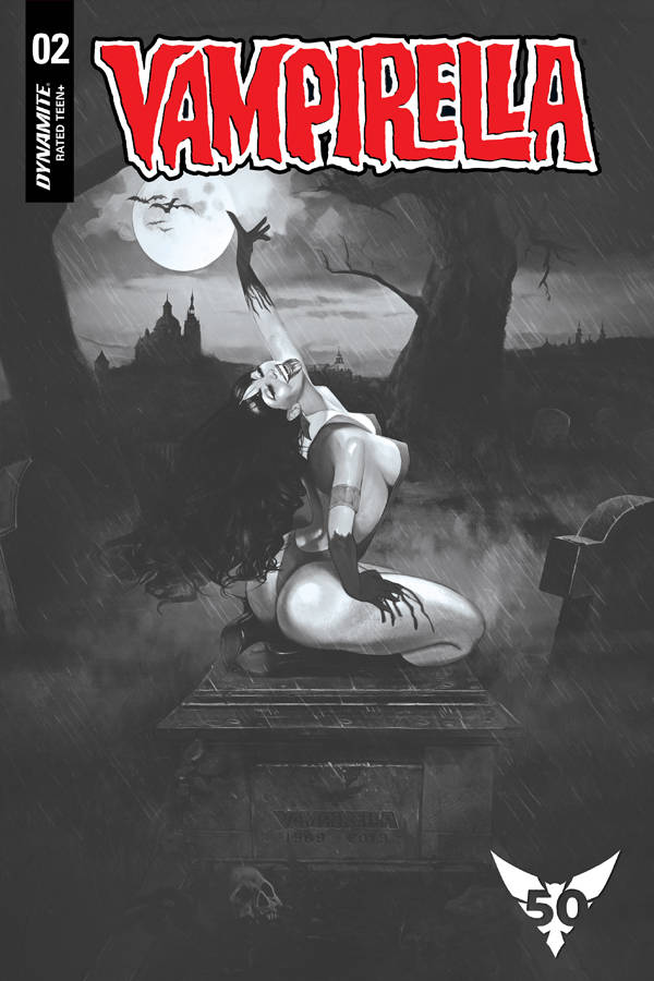 VAMPIRELLA #2 1:20 DALTON B&W Variant (Net) (08/21/2019) DYNAMITE