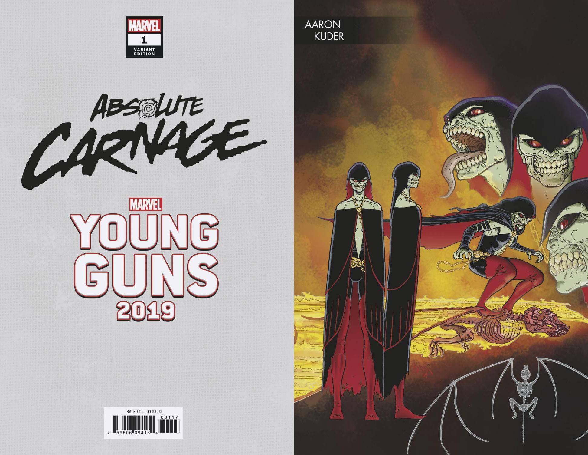ABSOLUTE CARNAGE #1 (OF 4) G Aaron KUDER YOUNG GUNS Variant AC (08/07/2019) MARVEL
