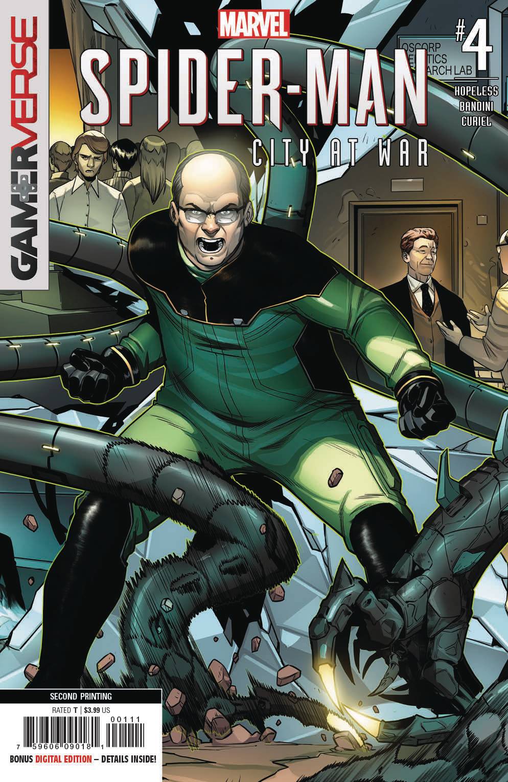 Spider-Man City At War #4 2nd Print Michele Bandini Variant (07/24/2019) Marvel