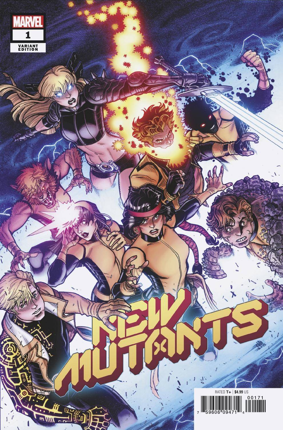 NEW MUTANTS #1 1:25 Nick BRADSHAW Variant DX (11/06/2019) MARVEL