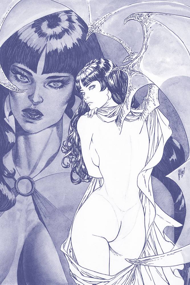 VAMPIRELLA #4 1:25 Guillem March BW Tint VIRGIN Variant (10/16/2019) DYNAMITE