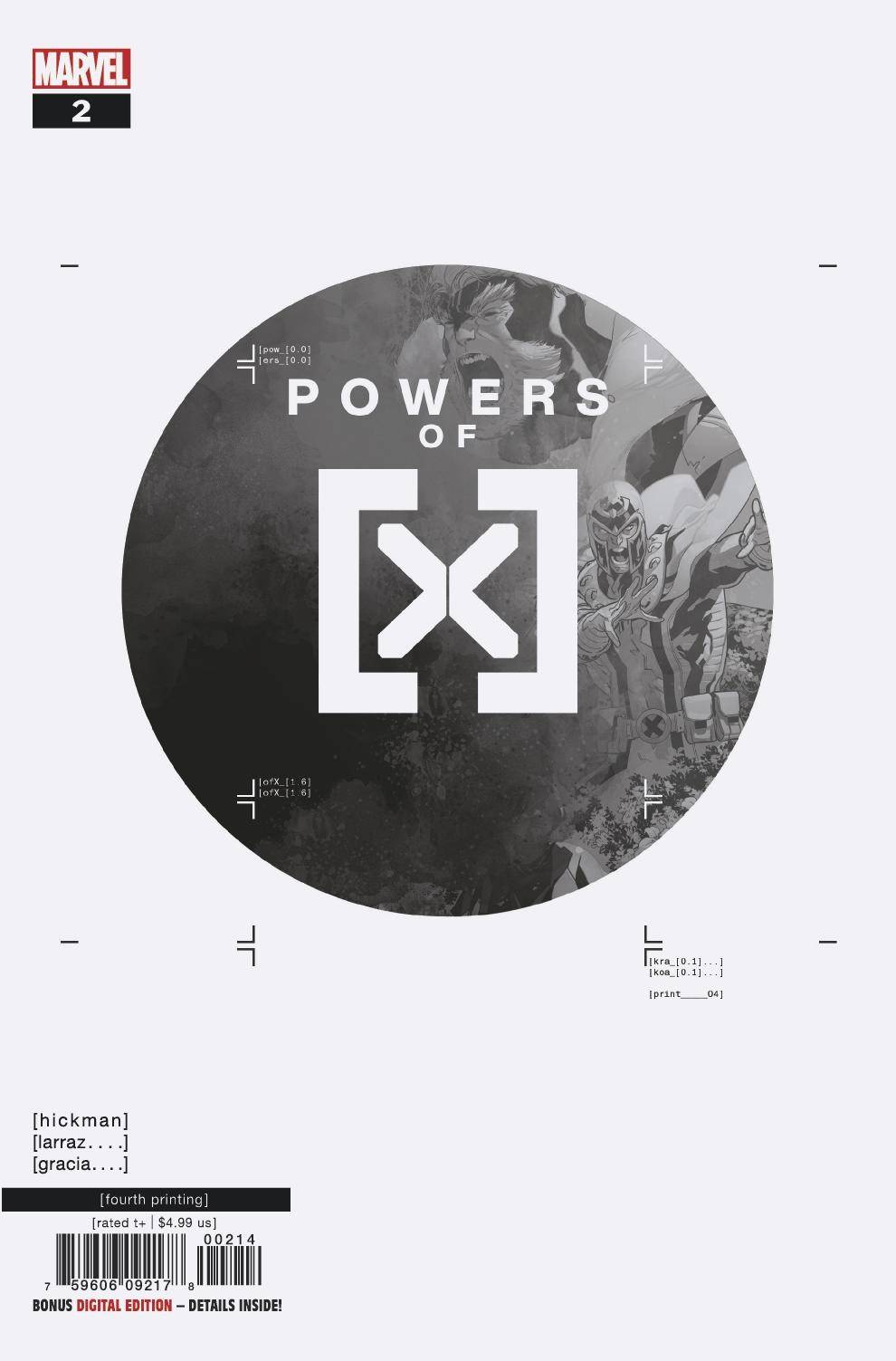 POWERS OF X #2 (OF 6) 4th Print RB Silva Variant (10/23/2019) MARVEL