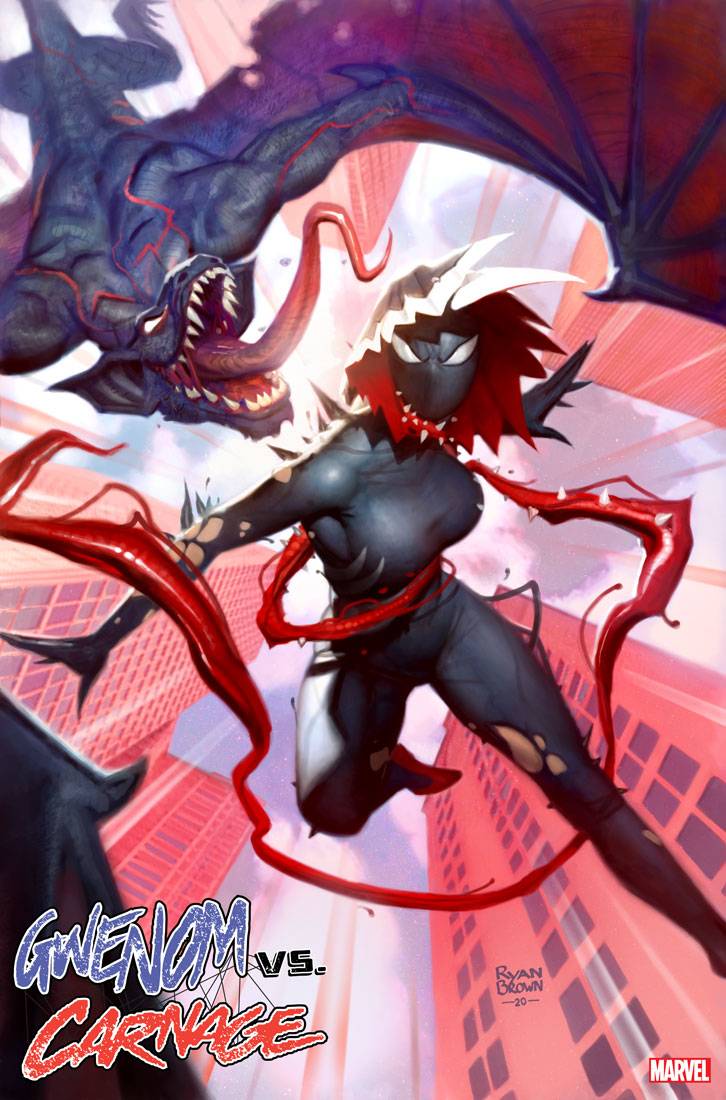 King In Black Gwenom Vs Carnage #1 B (Of 3) Ryan Brown Variant (01/13/2021) Marvel