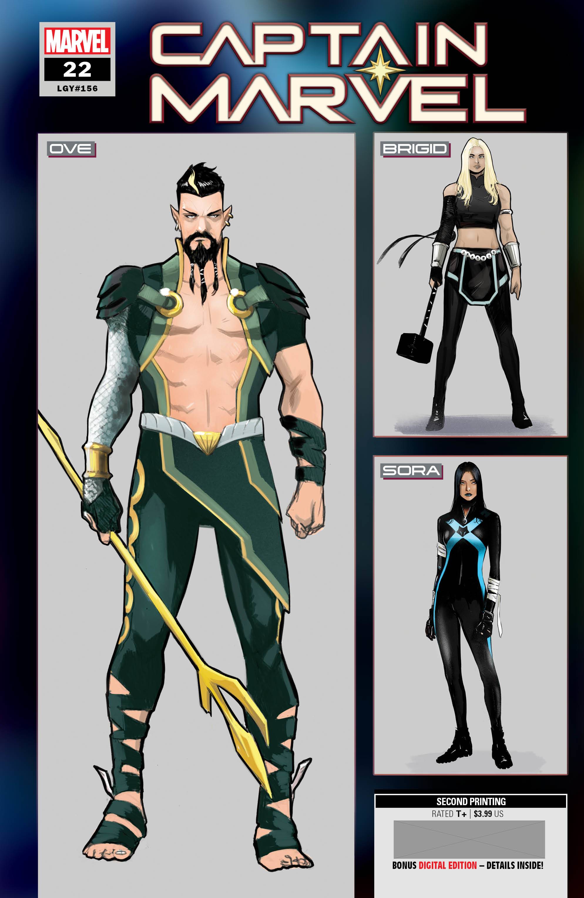 Captain Marvel #22 2nd Print Variant (11/18/2020) Marvel