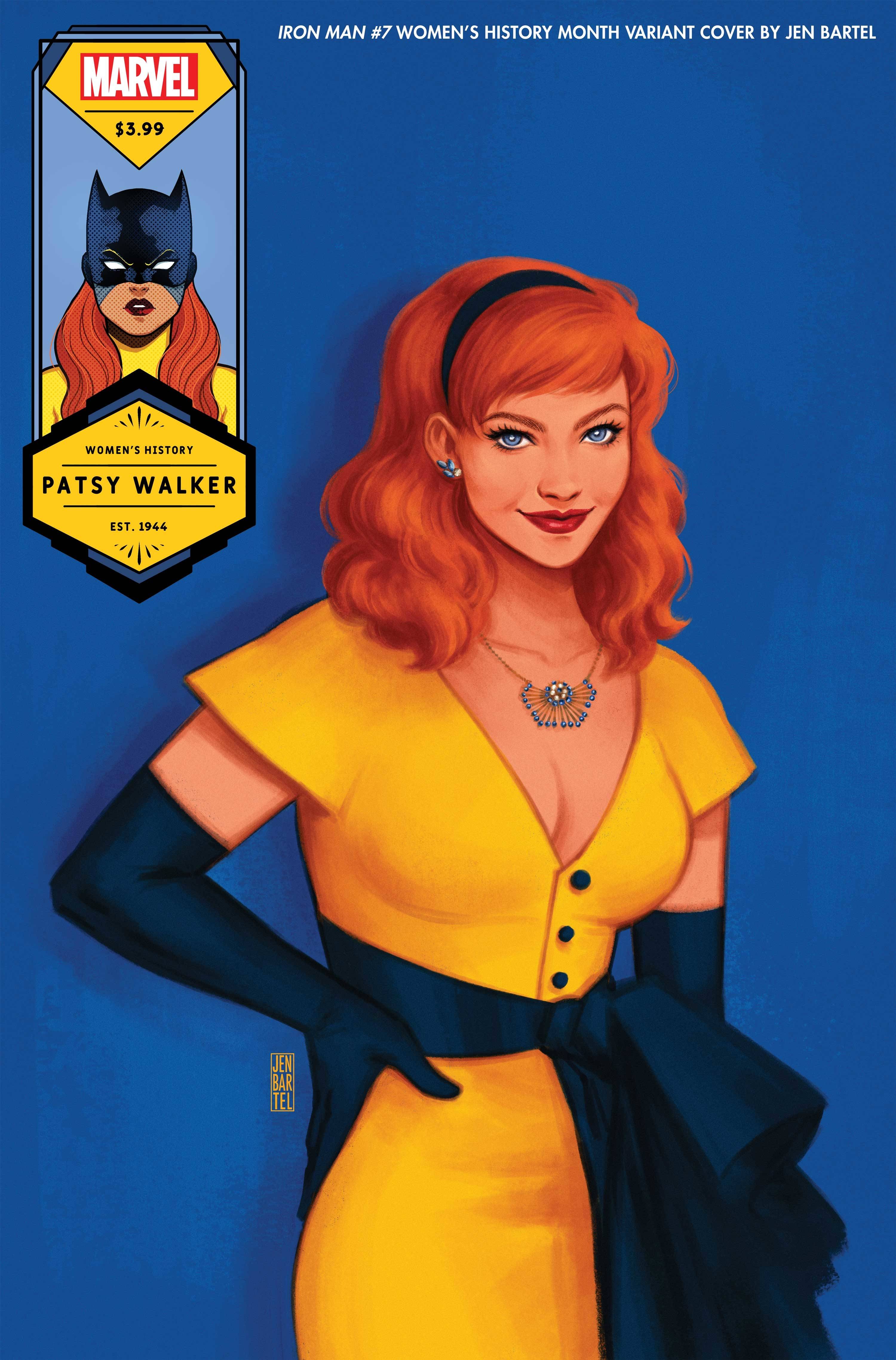 Iron Man #7 C Jen Bartel Hellcat Womens History Month Variant (03/17/2021) Marvel